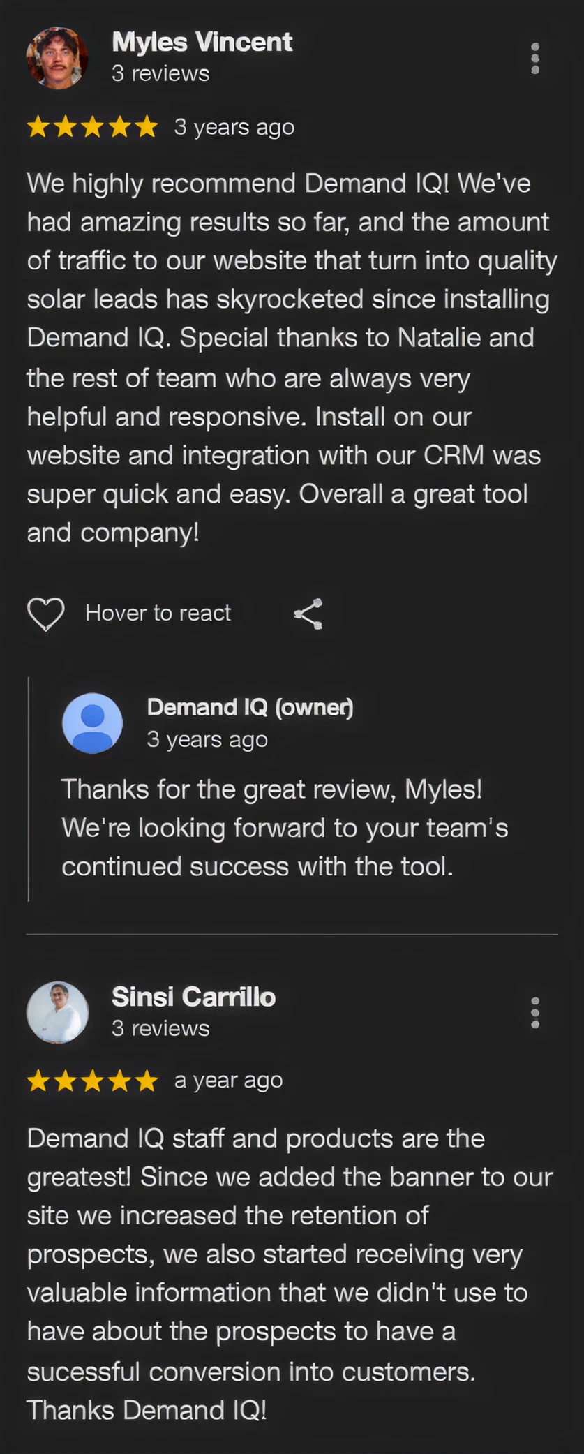 Customer review 25